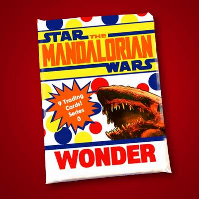 Mandalorian Wonder Bread Wax Pack series 3